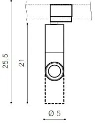 LED svietidlo do lišty Santos Track 3Line 12W 3000K biele/biele