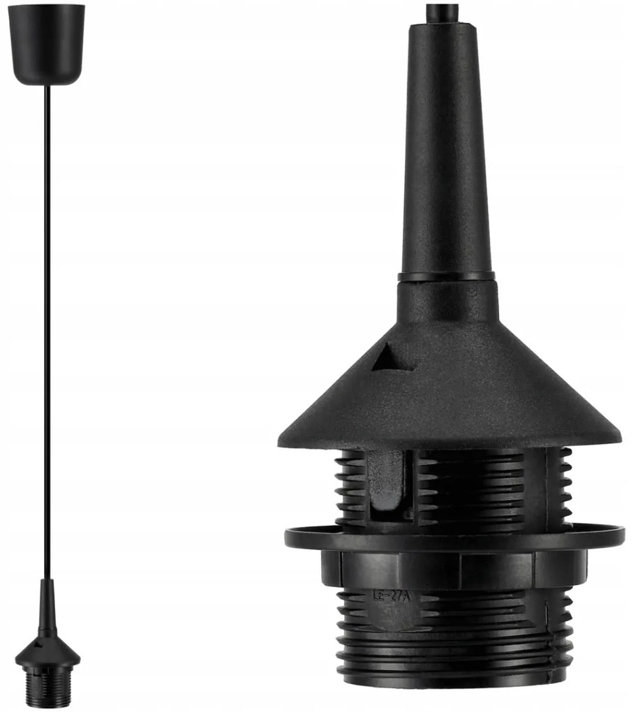 BERGE LED luster závesné stropné svietidlo E27 priehľadný sklenený štvorec