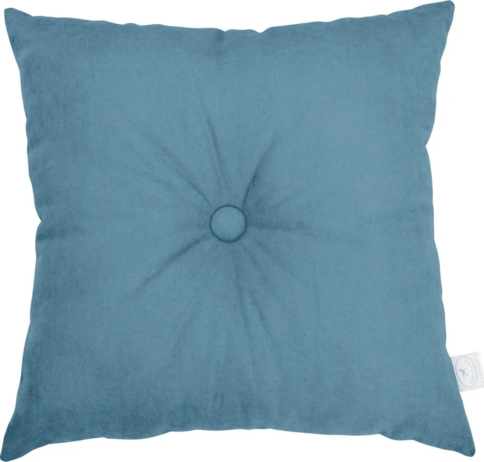 Štvorcový vankúš s gombíkom lagúna 40x40 cm