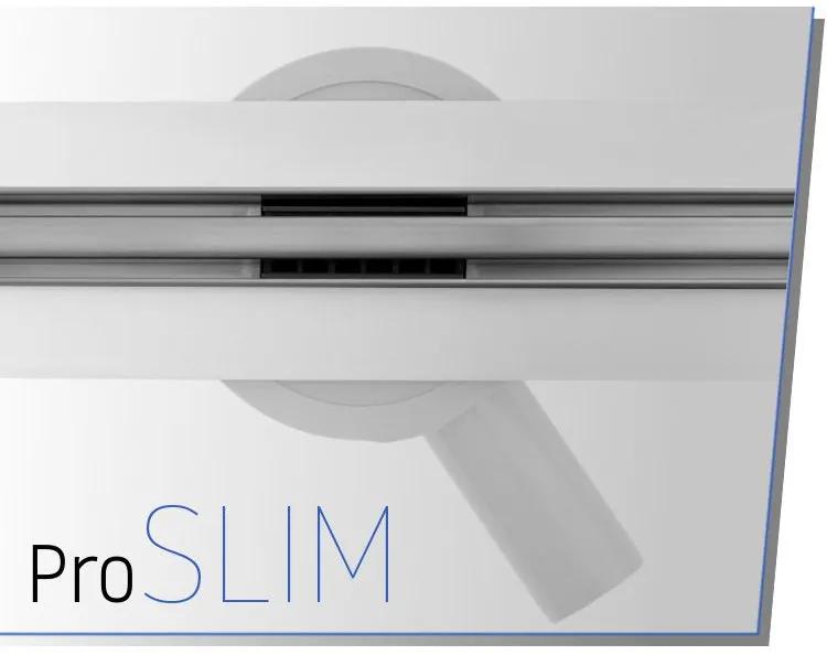 Rea Neo Slim Pro, lineárny odtokový žľab s 360stupňovým sifónom 90cm, nerez, REA-G8403