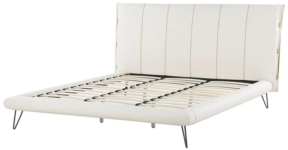 Manželská posteľ 180 cm BETTEA (s roštom) (biela). Vlastná spoľahlivá doprava až k Vám domov. 1022616