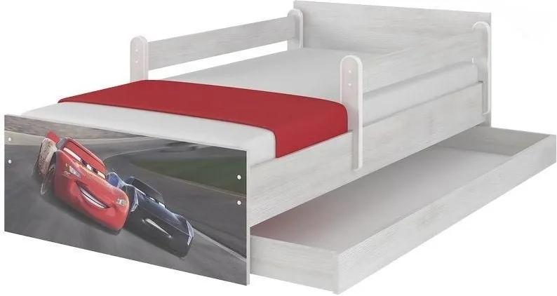 MAXMAX Detská posteľ MAX bez šuplíku Disney - AUTA 3 STORM 200x90 cm 200x90 pre chlapca NIE multicolor