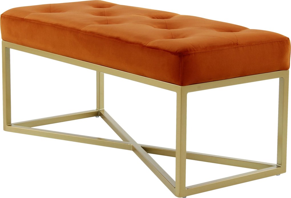 XXXLutz DLHÁ TABURETKA, drevo, kov, textil, kompozitné drevo, 40/40/90 cm - Kreslá - 005937046201