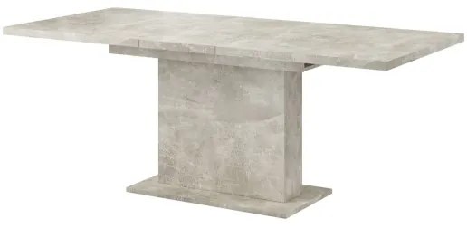 Rozkladací jedálenský stôl STRAP šedý betón