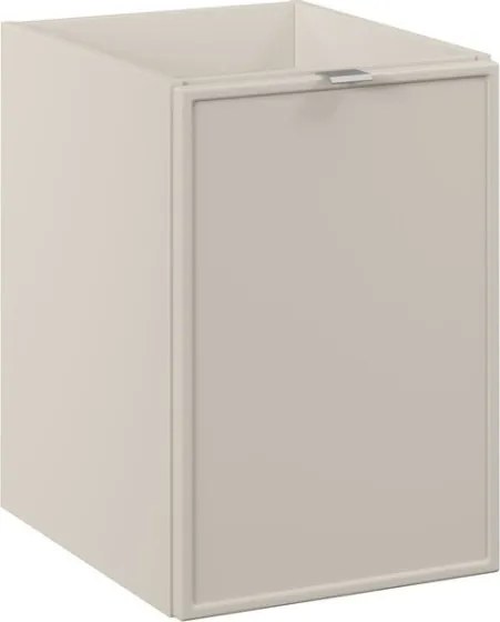 Závesná skrinka Bella Cashmere Trust 2 s doskou a umývadlom 100 cm kašmír/biela