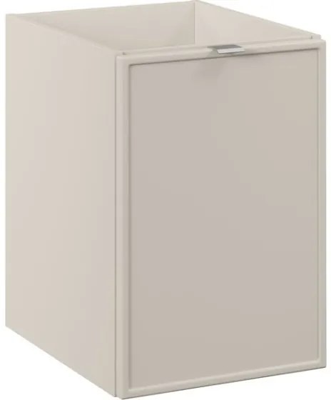 Závěsná skříňka Bella Cashmere Wiki s deskou a umyvadlem 120 cm béžová/dub olejovaný