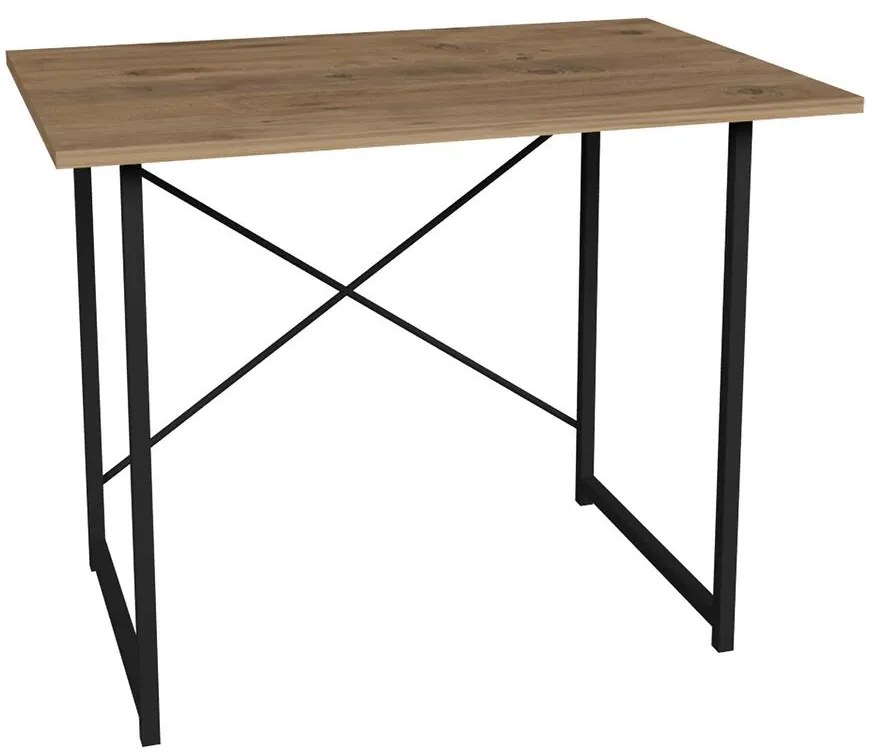 Písací stôl Fd-6090sd-001 prírodná/čierna