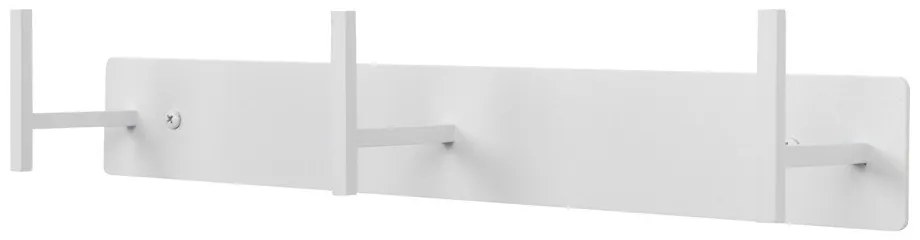 Biely kovový nástenný vešiak 44 cm Chapman – Spinder Design