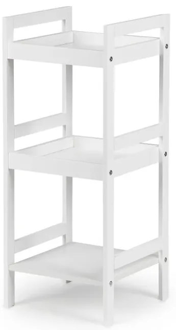 Univerzálny regál 72 cm do interiéru biela-hnedá