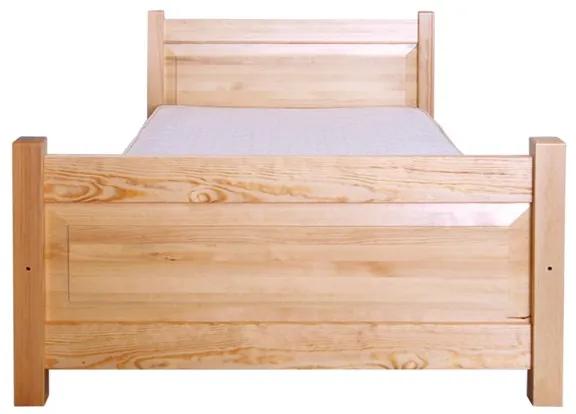 Moderná posteľ - POS01: Borovica 80cm