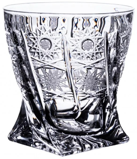 Onte Crystal Bohemia Crystal ručne brúsený krištáľový whisky set Quadro 500pk 1+2
