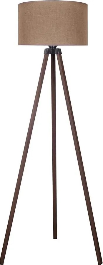 Duolla - Stojacia lampa 1xE27/60W/230V pr. 44 cm hnedá