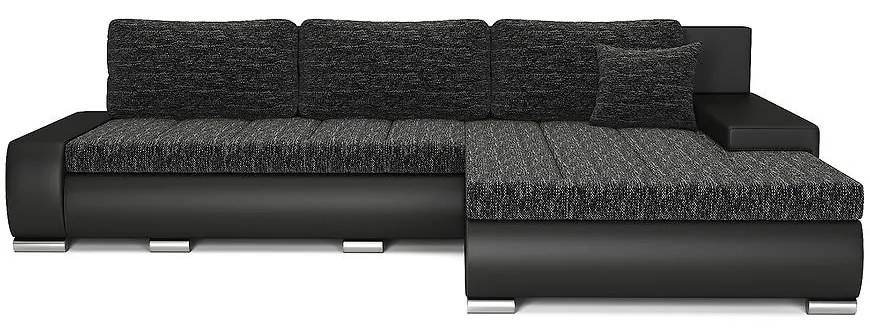 Rohová sedacia súprava Toscania Nevada 10 + Soft čierna