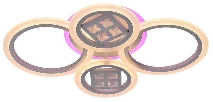 LED RGB Stmievateľný prisadený luster LED/50W/230V 3000-6500K + DO