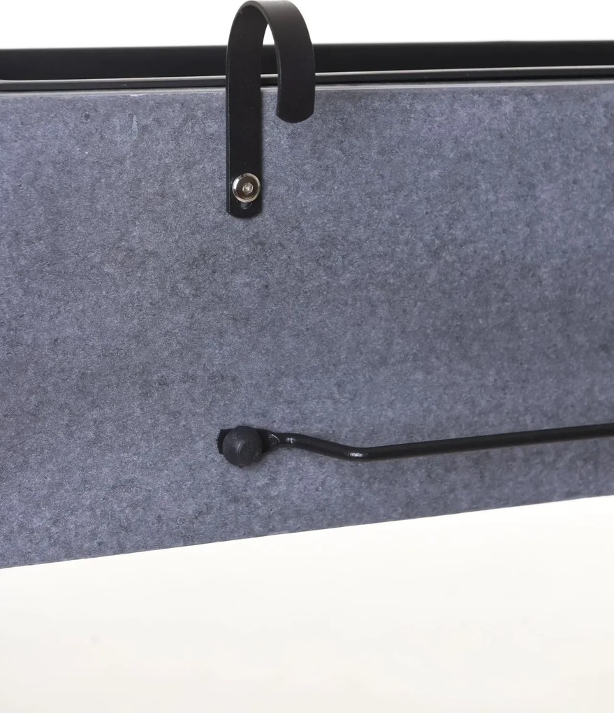 Balkónový hrantík BENNO, vláknocement, šírka 62 cm, sivý