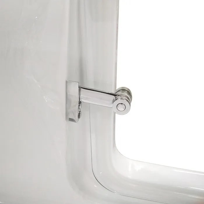 Vaňa s dvierkami Polimat VOVO 140x70 s čiernym čelným krycím panelom + vaňový sifón automat s prepadom VABPS-ZU 70