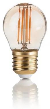 Ideal Lux I151861 Vintage LED žiarovka E27 4W, 300lm, 2200K, jantárová