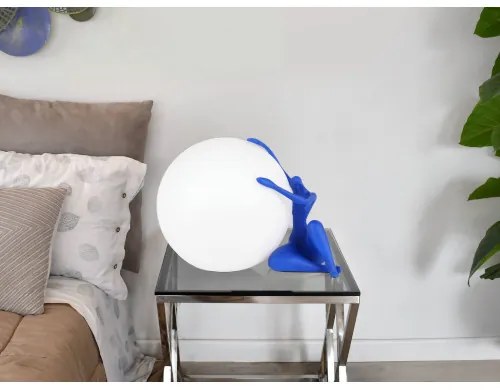 Dizajn svietidlo WOMAN HAGGING BLUE