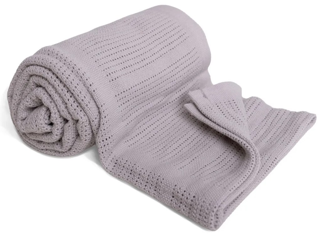 Babymatex Detská deka Sisi svetlosivá, 75 x 100 cm