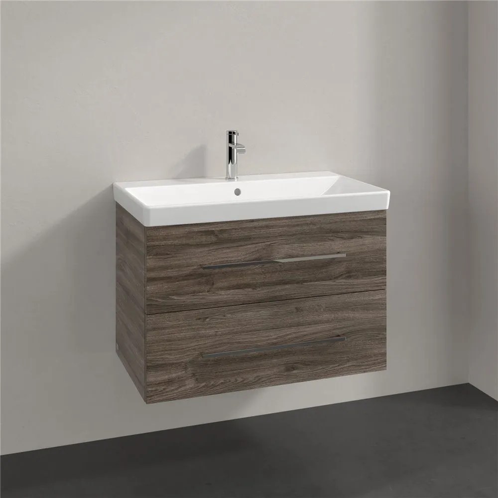VILLEROY & BOCH Avento závesná skrinka pod umývadlo, 2 zásuvky, 780 x 452 x 514 mm, Stone Oak, A89100RK