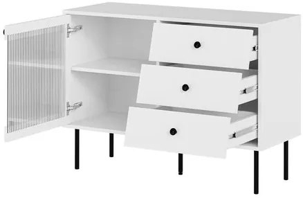 Komoda Aurezi 100, Farby: biela