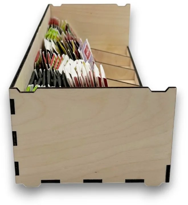 usporadejto.cz Stohovateľný organizér na čajové vrecúška aj krabičky, 5 variabilných priehradiek VASKY Cenové rozpätie: cena za 2ks