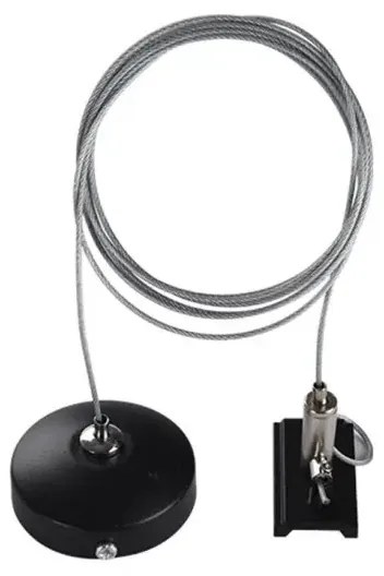Lištové svietidlo Track 1Line Accessory 1,5M čierne