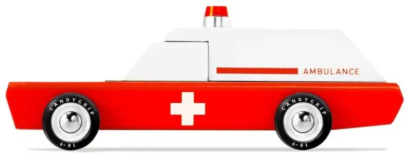 Candylab Drevené autíčko Americana Ambulance Car