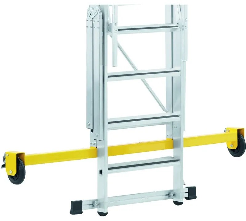 Zarges Hliníkový skladací plošinový rebrík, 6 priečok, výška plošiny 1,6 m