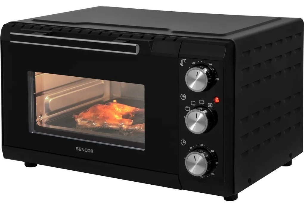 Sencor SEO 2000BK elektrická rúra, 20 l