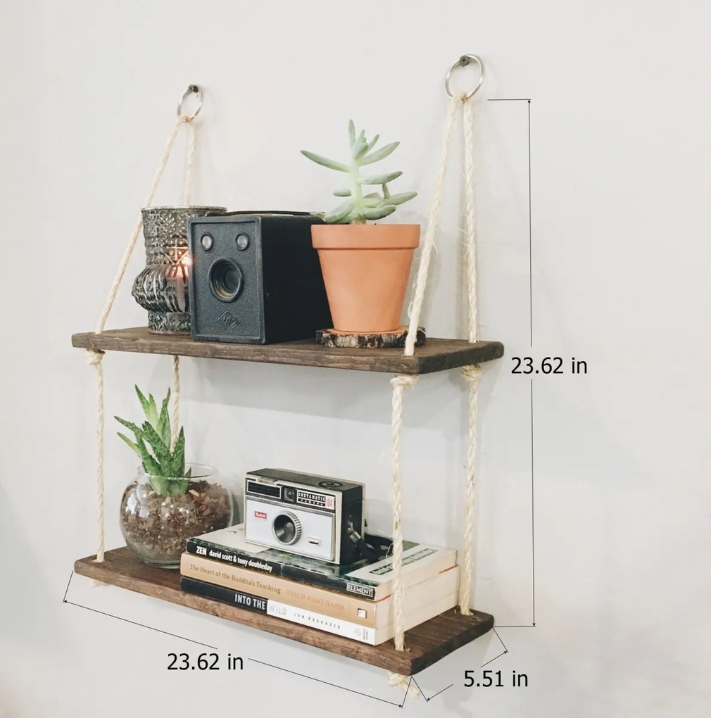 Nástenná polica Polica I orech americký