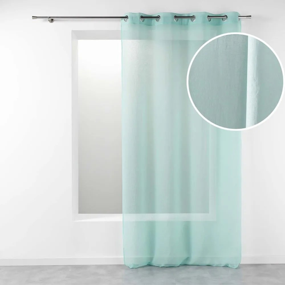 Záclona v mentolovej farbe 140x280 cm Telma – douceur d'intérieur
