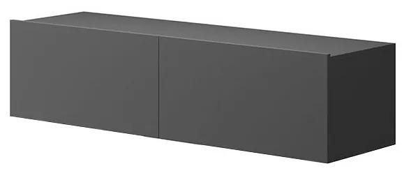 Piaski Závesný TV stolík Moyo 120 cm grafit mat