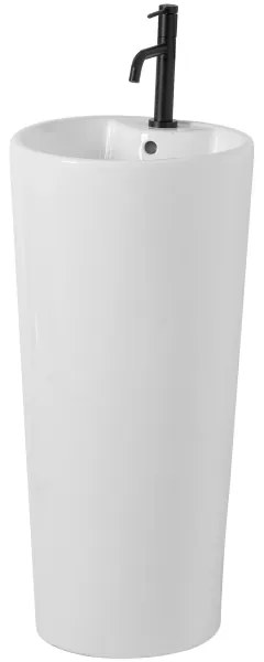 REA-U5635 - Voľne stojace umývadlo BLANKA 85x40 cm keramika/lesklá biela