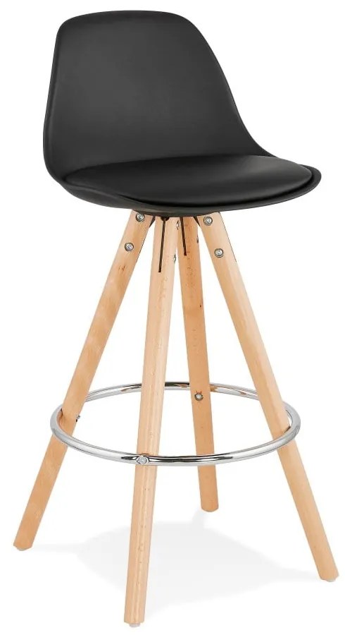 Čierna barová stolička Kokoon Anau, výška 64 cm