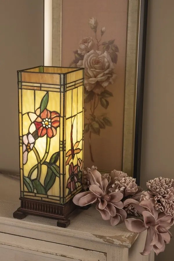 Stolná lampa Tiffany Cappa - 18*45 cm 1x E27 / Max 40W