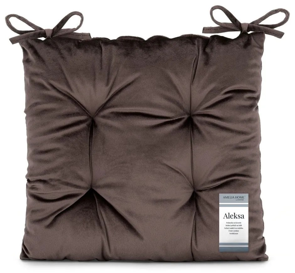 Zamatový sedák 40x40 cm Aleksa – Restilo