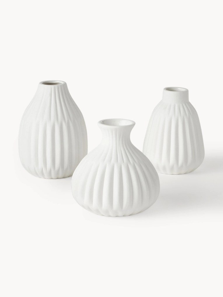 Súprava malých váz z porcelánu Palo, 3 ks
