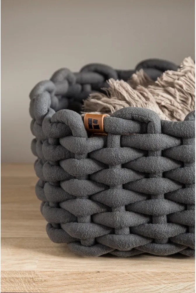 Látkový košík 20x15x11 cm Peach Skin S – Bigso