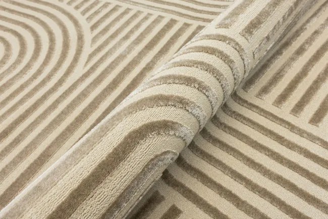 Koberec MISHA J487A tmavobéžový / béžový