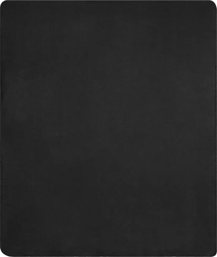 Daiber Fleece deka 150x170 cm JN952 - Čierna / strieborná | 150 x 170 cm