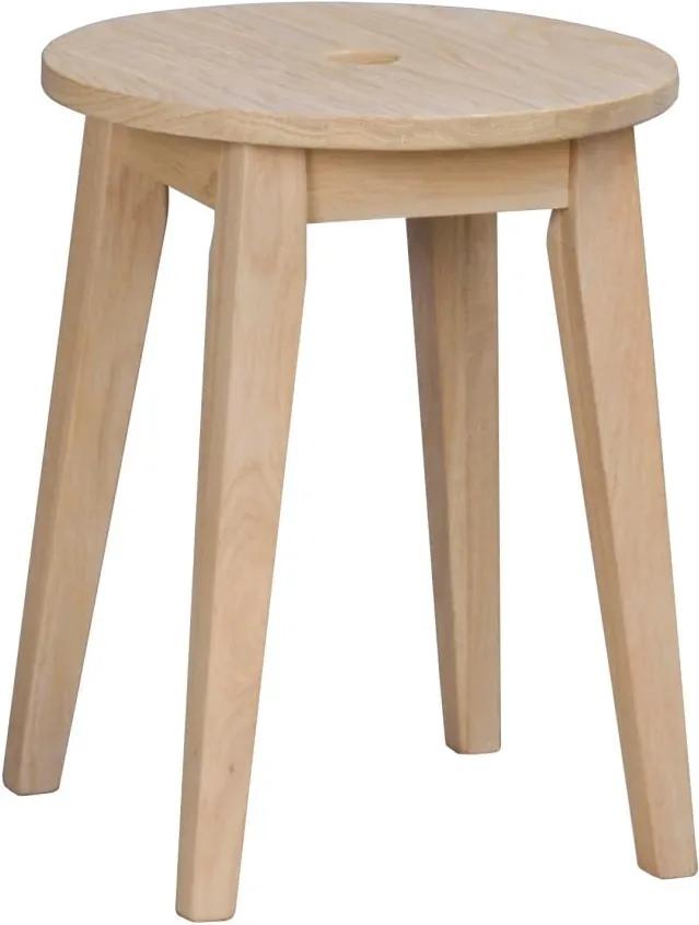 Matne lakovaná dubová stolička Rowico Gorgona, výška 44 cm