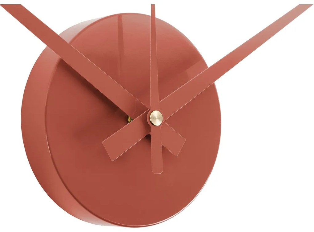 Karlsson 6001RD dizajnové samolepiace hodiny červená, pr. 40 cm
