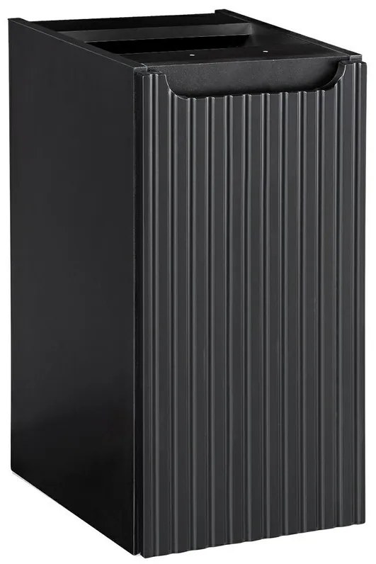 Závesná kúpeľňová skrinka Nova Black D2 81-30-1D čierna