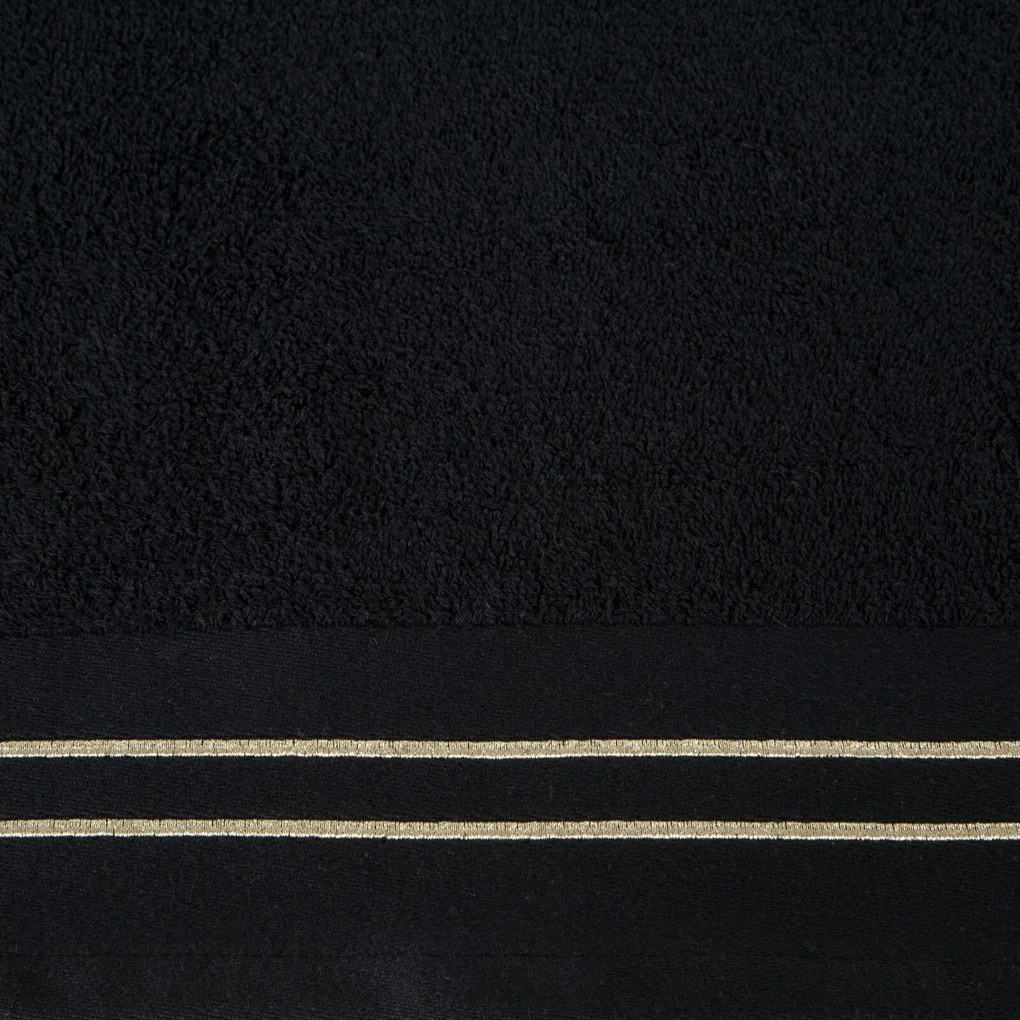FROTÉ UTERÁK OLIVIA SADA 6KS 50X90 CM ČIERNA