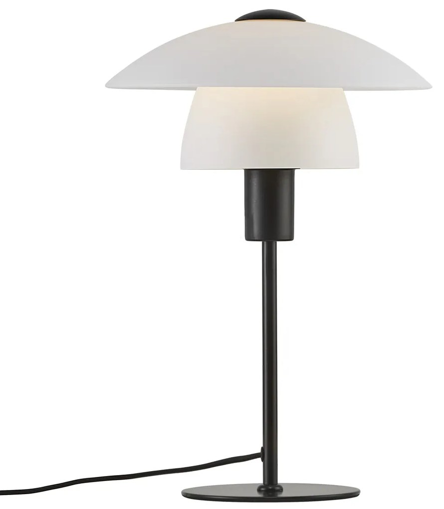NORDLUX Moderná stolová lampa VERONA, 1xE27, 25W, čierna