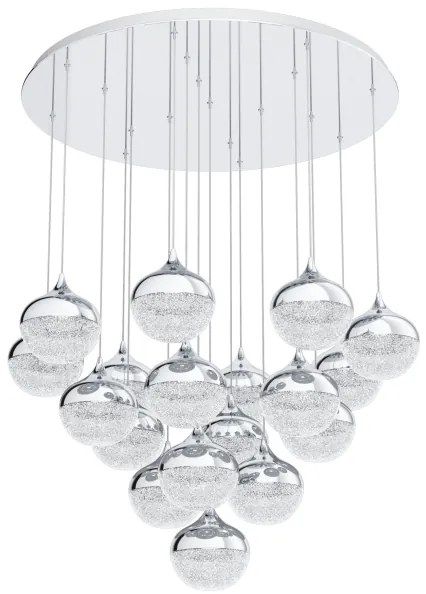 Eglo 39528 - LED Stmievateľný luster na lanku MIOGLIA 18xLED/3,1W/230V