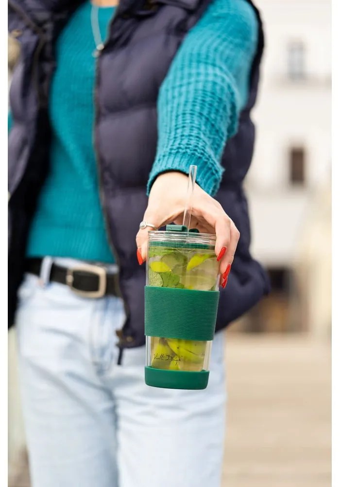 Zelený termo hrnček 600 ml Fuori – Vialli Design