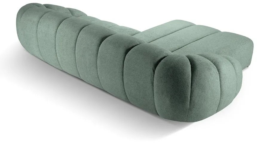 Svetlozelená rohová pohovka (ľavý roh) Diana – Micadoni