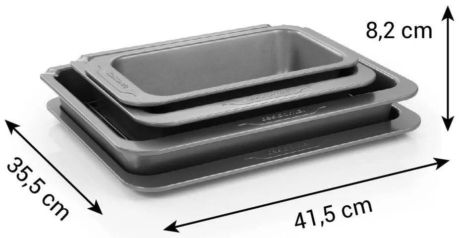 Plechy v súprave 4 ks Compact – Tescoma